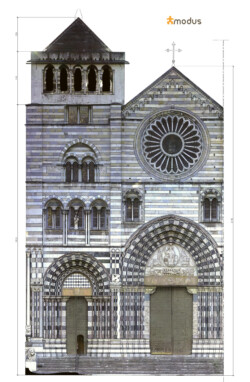 modus architecturae rilievo san lorenzo genova